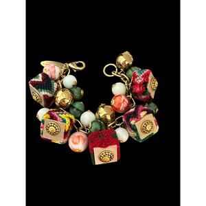 Lenora Dame Family & Friends Holiday Charm Bracelet Christmas